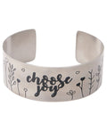 Choose Joy Adjustable Stainless Steel Cuff Bracelet