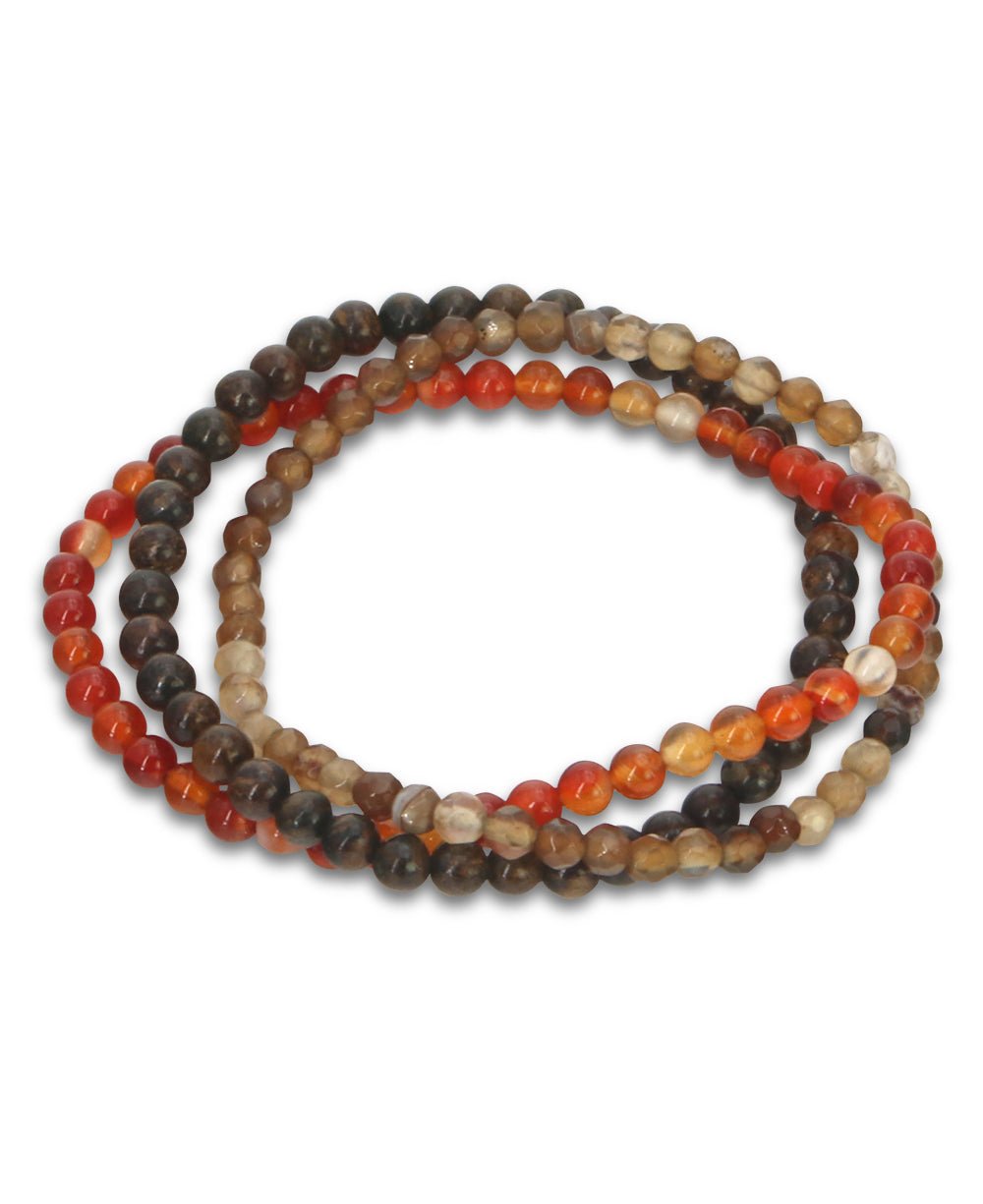 Energy Bracelets for Courage and Confidence, Set of 3