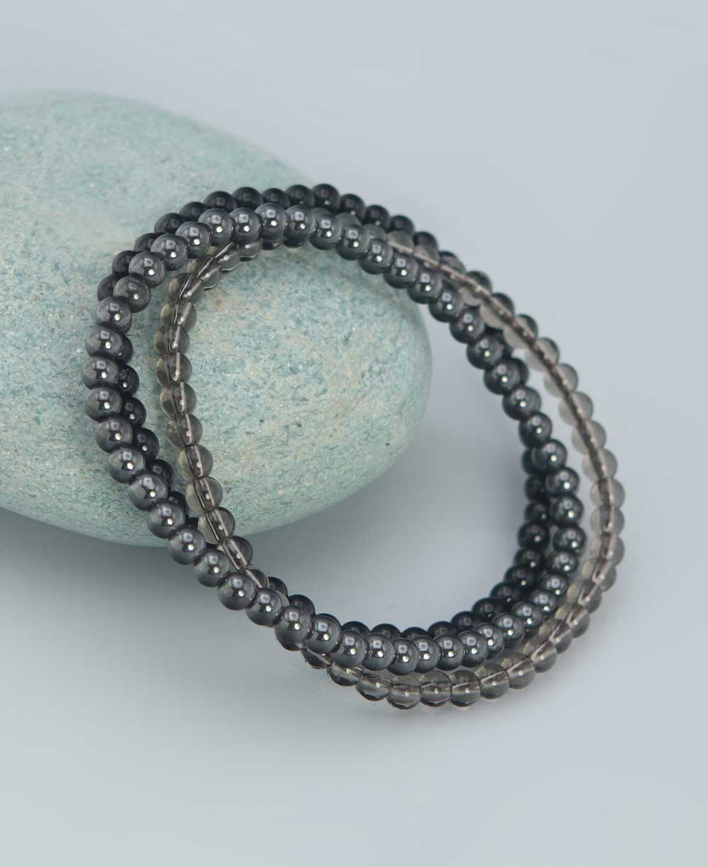 Energy Bracelets for Protection and Centering, Set of 3