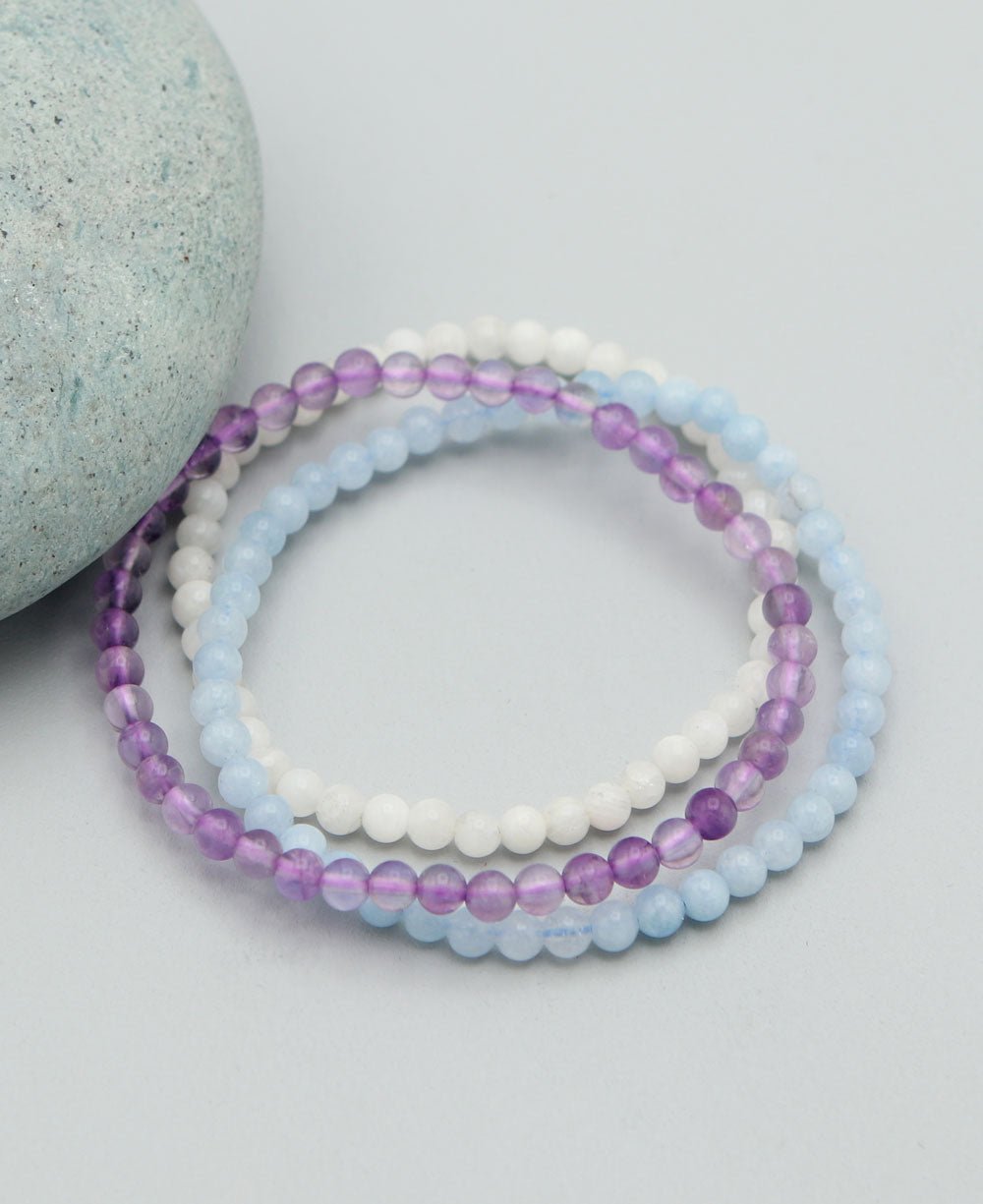 Energy Bracelets for Tranquility, Set of 3