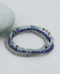 Gemstone Energy Bracelets for Insight and Intuition, Set of 3