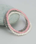 Healing Gemstone Goddess Energy Bracelets, Set of 3